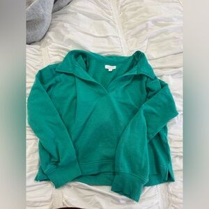 Colsie Teal V-Neck Women's Sweater